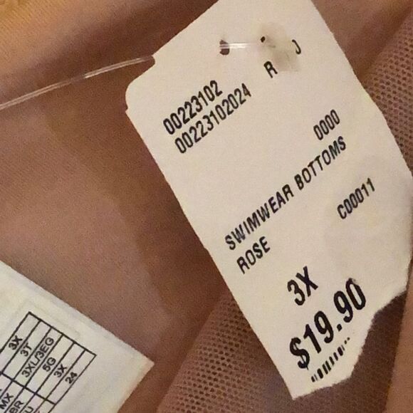 NWT forever 21 nude corset side lease up bikini bottoms 3X - Picture 4 of 5